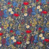 Cotton Babycord / Needlecord 21 Wale Meadow Floral 110cm Wide By The Half Metre