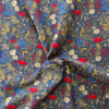 Cotton Babycord / Needlecord 21 Wale Meadow Floral 110cm Wide By The Half Metre