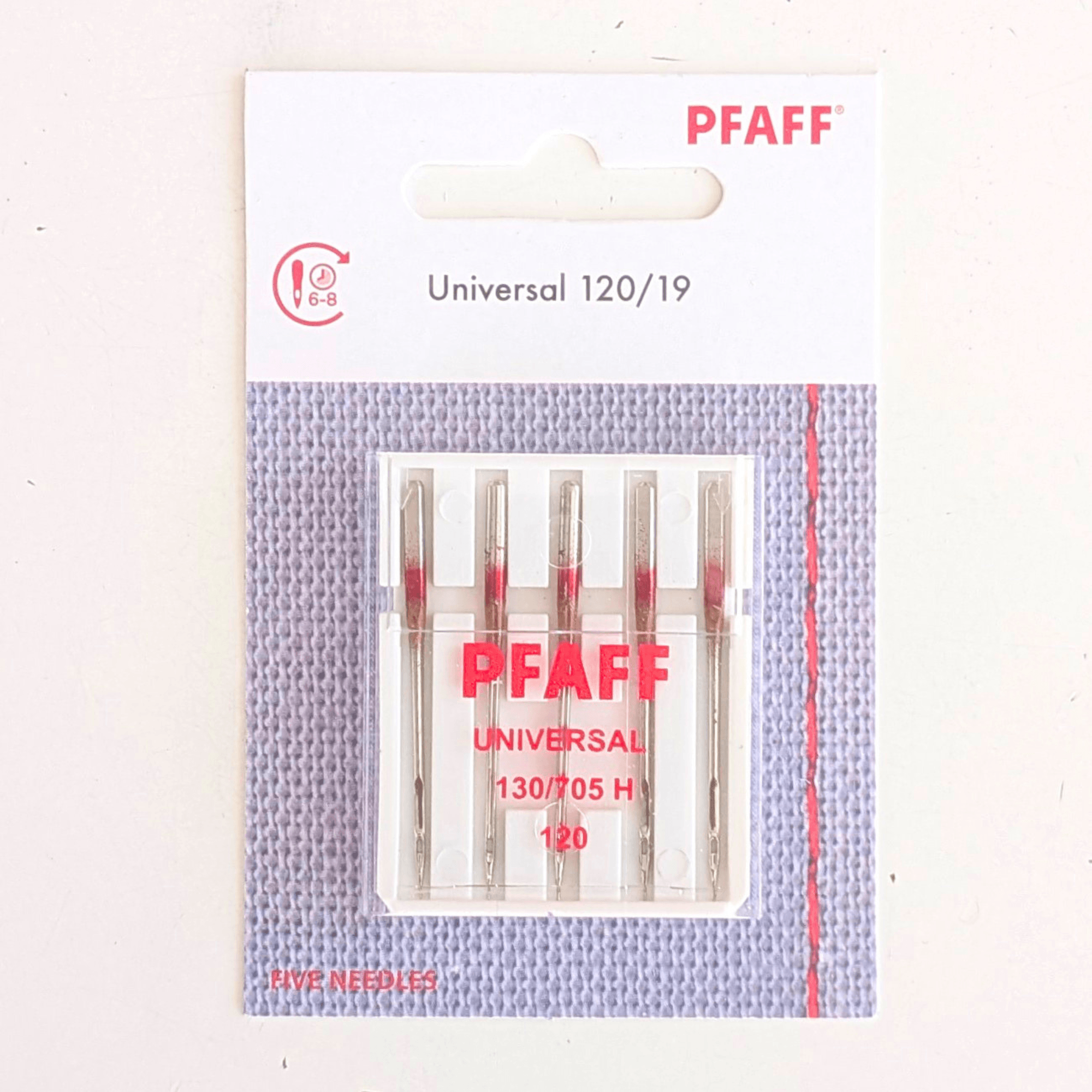 Pfaff Sewing Machine Needles - Standard Universal - Size 120/19