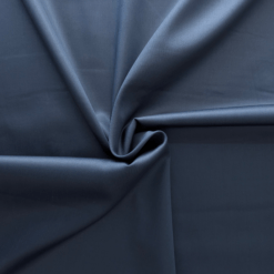 Cotton Sateen Fabric Blue 145cm Wide