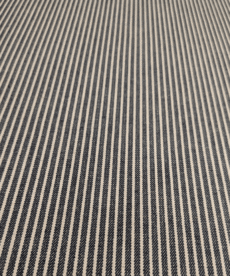 100% Cotton Woven Stripe Denim Fabric Designer Deadstock
