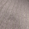 Chambray Linen Mix Fabric Chocolate, Pink & Metallic Lurex Stripe
