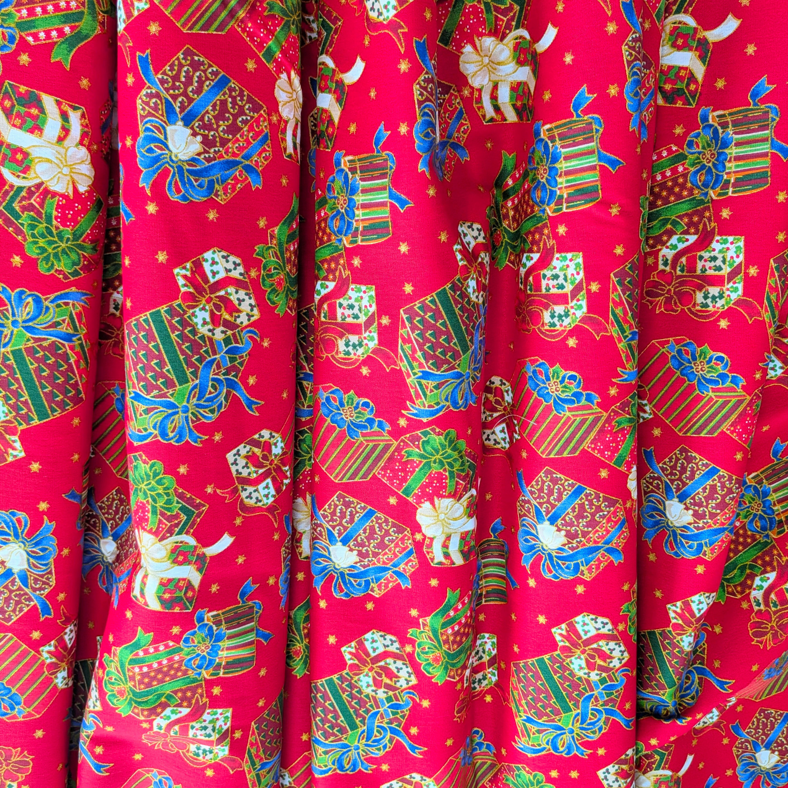 Christmas Presents Cotton Fabric 150cm Wide