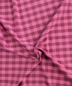 Yarn Dyed Cotton Check Pink