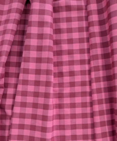 Yarn Dyed Cotton Check Pink